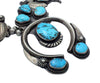 Navajo Handmade Squash Blossom Necklace, Circa 1960s, Ramone Platero