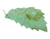 Leekya Deyuse, Fox Turquoise Carved Leaf, Circa 1950s, Zuni