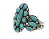 Michael Schmaltz, Big Number Eight Turquoise Cluster Cuff