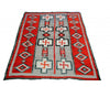 J. B. Moore Style Rug Navajo Wool, Circa 1900, Transitional, 104 x 92